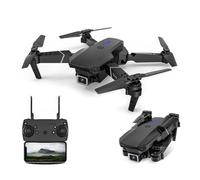 Mini Drone 4k Pliable Avec Double Caméra Et Contrôle À Distance Pour Vol Stable Et Images Hd + 2 Batteries Yonis