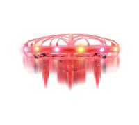 Mini drone à contrôle gestuel, mains libres, rechargeable rouge TU