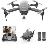 Mini Drone Avec Caméra 1080p, Drone Contrôlé Par App Avec Wifi Fpv, 3 Modes De Vitesse, Maintien De L'altitude, 3d Flip, Drone Pliable Pour Les Débutants Et Les Enfants, 2 Batteries-Marque Générale
