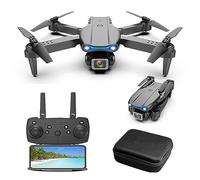 Mini drone avec caméras double HD 1080p, quadricoptère RC pliable, drone d'évitement d'obstacles, objectif réglable à 90°, décollage/atterrissage à un bouton, hauteur fixe, retournement à 360° ( Color