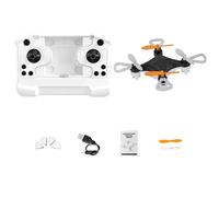 Mini Drone Beginner-Friendly Stunt Flyer, Mini drone à tous les âges avec des vols de cascade faciles et des astuces à 360 °, drones aérobatiques à distance à 4 axes avec lumière LED (B)