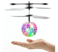 Mini Drone Boule Volante En Cristal Ufo Jouets Hélicoptère Ufo Enfants Lumières Rvb Avion À Induction À Main, Jouet Cadeau Capteur-Générique