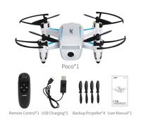 Mini Drone Hélicoptère Poco Rc, Capteur G, 3 Vitesses, Quadricoptère Sans Tête, Jouet, Stop Rapide, Commande De Lumière, Virage Avant/Gauche/Droite-Générique