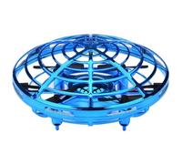 Mini drone LEEGOAL - Jouet volant UFO interactif infrarouge - Bleu - Mixte - 50m de portée - 8 min d'autonomie