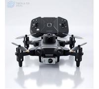 Mini drone pliable avec caméra 4K HD FPV WiFi, évitement d’obstacles, maintien d’altitude