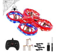 Mini Drone pour Enfants, Drone Enfant avec 3 Batteries et Lumières LED, 3D Flip, Mode Sans Tête, Évitement d'obstacles sur 5 Côtés, Adapté Aux Débutants Et Aux Enfants de 6 7 8 9 et 10 ans et plus