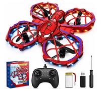 Mini Drone pour Enfants - Drone Télécommandé 3 Vitesses Flips 360° Maintien d’Altitude Jouet RC avec LED Cadeau Noël & Anniversaire