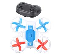 Mini Drone pour Enfants, Mini Drone RC avec des hélices, Télécommande 4 canaux, Lumière LED à Commande vocale, Quadcoptères RC avec 3D Flips (1 Batterie)