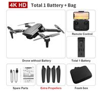 Mini Drone Professionnel Hd 4k, Double Caméra, Wifi Roulant, Préservation De La Hauteur, Jouets Hélicoptère Rc Quadcopte, 2021, 360-Générique