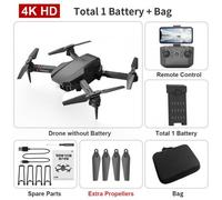 Mini Drone Rc Avec Caméra Hd 4k, Wifi, Fpv, Photographie Aérienne, Hélicoptère Pliable, Quadricoptère, Jouets, Cadeaux Professionnels-Générique
