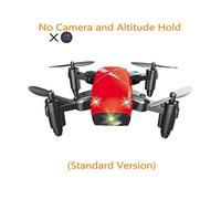 Mini Drone S9 Rc Avec Caméra Hd, Quadricoptère Pliable Rtf, Maintien D'altitude, Une Touche, Hélicoptère De Retour, Avion Sans Tête-Générique