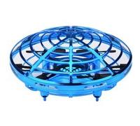 Mini Drone UFO Capteur anti-collision à induction à commande manuelle-Bleu