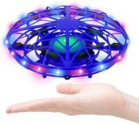 Mini drone UFO, drone volant télécommandé, lumières LED, induction infrarouge, jouet volant télécommandé rechargeable, drone pour