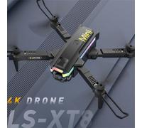 Mini Drone Xt8 Avec Caméra Hd Professionnelle 4k, Wifi, Fpv, Pression D'air, Altitude Fixe, Pliable, Quadrirotor, Hélicoptère Rc, Jouets, Cadeau Pour Enfants-Générique