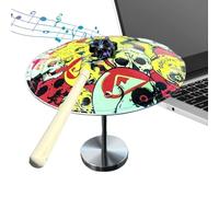 Mini Drum - Instrument de Musique Calming Percussion Musical Instrument for Stress Relief, Compact Handheld Drum for Adults, Teens, Students, and Music Lovers, Perfect Living Room, Bedroom, Study, or