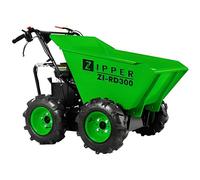 Zipper Maschinen Mini-dumper ZI-RD300 4 roues motrices benne L. 912 mm thermique 196 cm3