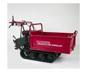 Mini Dumper - Brouette motorisée à chenilles 320 kg - 8 Vitesses - Essence