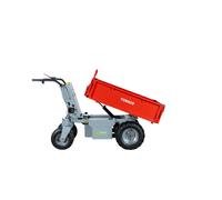 Mini dumper électrique 500kg 196L plateau basculant hydraulique cloison amovible batterie 48V / 32Ah Torros MEP502H