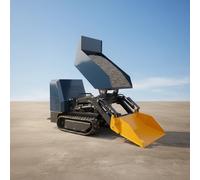 Mini-dumper sur chenilles OEM, petit dumper sur chenilles avec différentes options de charge T1000 Deposit