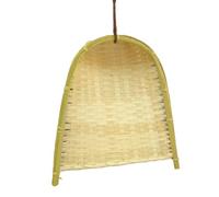 Mini Dustpan, Woven Craftwork, 6.3x6.3in Compact Size, Handmade Artware, Decorative Utility for Home Improvement, Household Kitchen, Living Room, Restaurant Decor, Bedroom Use