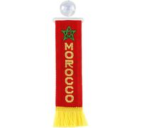 Mini écharpe, fanion, Maroc, avec ventouse, suspension