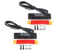 Mini éclairage de plaque d'immatriculation LED Set 2 pièces 12V pour moto scooter remorque
