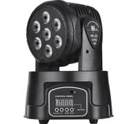Mini éclairage Moving Head, puissance 105W, effet scénique polyvalent, 1 pièce Noir, prise Eu
