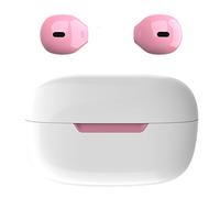 Mini écouteurs Bluetooth sans Fil Petit Casque Semi-Intra-auriculaire avec étui de Charge Mains Libres pour iPhone et téléphones Android（Rose）