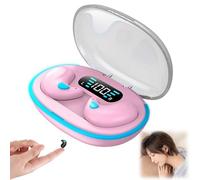 Mini écouteurs de sommeil à conduction osseuse, écouteurs sans fil avec Bluetooth 5.3, 24 heures d'autonomie avec écran numérique LED, chargement USB-C, appels clairs pour le travail, le sport et les