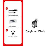 Mini écouteurs intra-auriculaires sans fil Bluetooth 5.0, oreillettes stéréo avec micro, pour sport, course, pour iOS et Android