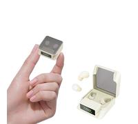 Mini écouteurs intra-auriculaires sans fil Bluetooth sans fil - Petits écouteurs pour dormir sur le côté - Écouteurs de sommeil invisibles pour les petites oreilles - Écouteurs sans fil