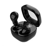 Mini écouteurs invisibles pour le travail et le sommeil, Bluetooth 5.3, autonomie de 24 heures, ultra petits écouteurs cachés pour petits conduits auditifs (noir)