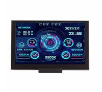 Mini écran IPS USB 5 Pouces, Moniteur de Température D'ordinateur à Thèmes Multiples, Moniteur de Données PC CPU RAM HDD, AIDA64 Affichage de Température PC USB C sous-écran pour