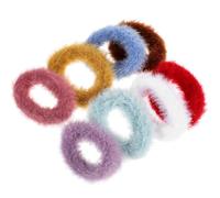Mini Élastiques à Cheveux en Peluche, Lot de 8, pour Tout-petits