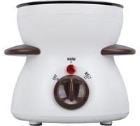 Mini Electric Fondue Pot Set avec 10 fourchettes à tremper Faire fondre le chocolat petit pour le caramel blanc Prise UE 220 V