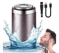 Mini Electric Shaver, Portable Mini Electric Shaver, Mini Portable Electric Shaver, Rasoir Électrique Homme, USB Rechargeable Waterproof Electric Razor (Violet)