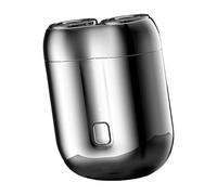 Mini Electric Shaver - Smooth Grooming Anywhere Effortlessly, Compact Waterproof Travel Design Sl inish, USB Rechargeable + Wet Dry Use, Stainless Steel Blade Durable Build, For Home, Travel & D