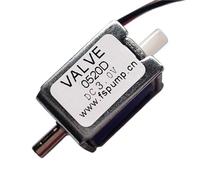 Mini électrovanne électrique CC 3 V 4,5 V 6 V 12 V 24 V, vanne d'air à gaz N/C normalement fermée, vanne de ventilation(4.5V)