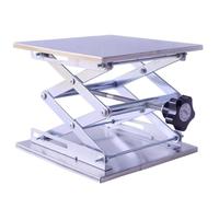 Mini élévateur manuel en aluminium pour laboratoire, capacité de 525 kg, opération facile, design cactus pour plus de stabilité et d'efficacité, idéal pour une utilisation scientifique et industrielle