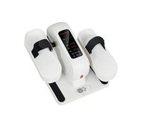 Mini Elliptique pour Maison, Crosstrainer Electrique Sous-Bureau, 12 Vitesses, Blanc