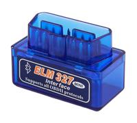 Mini Elm 327 OBD2 Scanner Bluetooth V2.1 Outil de Diagnostic Auto Compatible Android, iOS et Windows, OBD2 Lecteur de Code Voiture pour Diagnostic Système Moteur, Erreur Codes, Température et Plus