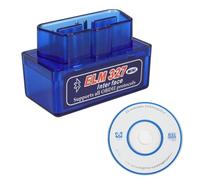 Mini Elm 327 Scanner Bluetooth Obd2, Mini Scanner Obd2 Bluetooth V2.1 pour Android/Windows/Linux/iOS, Universelle Adaptateur De Diagnostic Automatique, pour Voiture Diagnostic Système Moteur