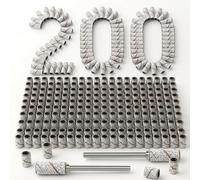 Mini Embouts Ponceuse Manchons : 200 bandes de ponçage de précision grain 180 + 2 mandrins, pour lpour Perceuse à Ongles Ponceuse Emeri, durables & faciles à changer, Manucure et Pédicure (zèbre)