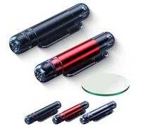 Mini Emergency Car Escape Tool, Yalooy Car Escape Tool, 2-in-1 Spring-Loaded Window Breaker & Seatbelt Cutter, Emergency Safety Escapes for Land & Underwater Vehicles (Red+Black)
