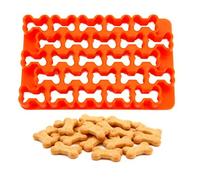 Mini Emporte-pièce en Forme D'os de Chien 25 Cavités en Plastique | Emporte-pièce Antiadhésif Mignon pour Petites Friandises Aliments en Forme D'os Biscuits