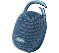 Mini Enceinte Bluetooth Autonomie 6h Étanche IPX5 avec Mousqueton wiwu Bleu Bleu G