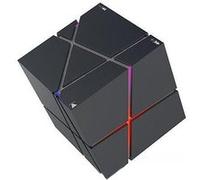 Mini Enceinte Bluetooth Design Rubik's Cube Avec Commande Vocale AI Lumière RGB Son HD YONIS Noir G
