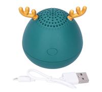 Mini enceinte Bluetooth en forme de faon, basses puissantes, micro intégré, fonction télécommande selfie, facile à transporter et légère.