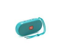 Mini Enceinte Bluetooth Multifonctionnelle Extérieure Avec Support USB TF FM Bleu