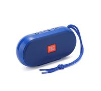 Mini Enceinte Bluetooth Multifonctionnelle Extérieure Avec Support USB TF FM Bleu Foncé YONIS